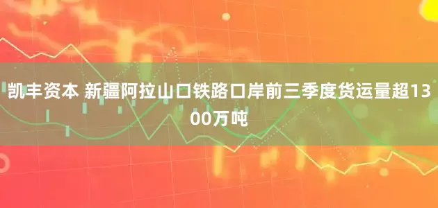 凯丰资本 新疆阿拉山口铁路口岸前三季度货运量超1300万吨